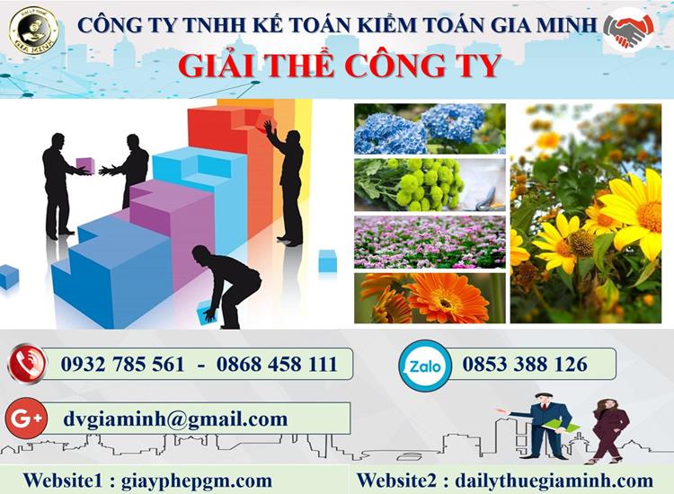 Thủ tục dịch vụ giải thể công ty nhanh gọn uy tín Quận Thanh Xuân