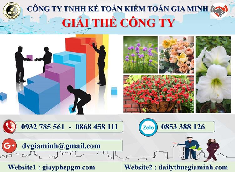 Thủ tục dịch vụ giải thể công ty nhanh gọn uy tín Quảng Ninh