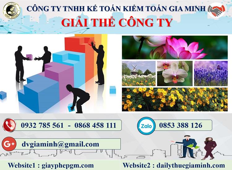 Thủ tục dịch vụ giải thể công ty nhanh gọn uy tín Thành Phố Hồ Chí Minh