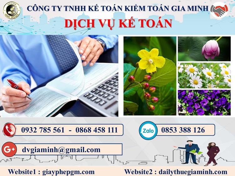 Thủ tục dịch vụ kế toán trọn gói uy tín tại Bắc Ninh