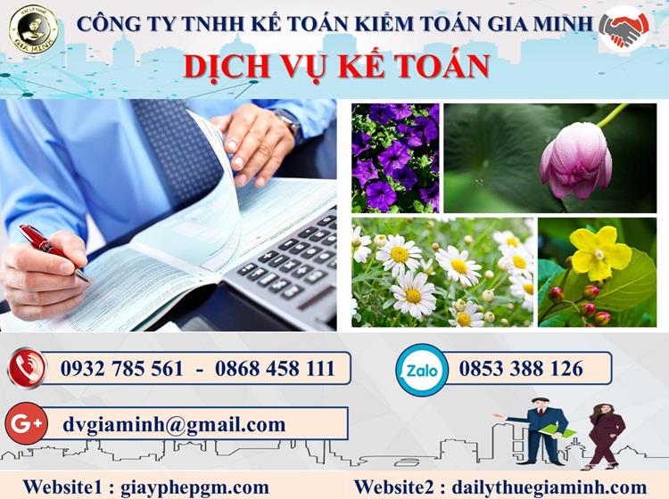 Thủ tục dịch vụ kế toán trọn gói uy tín tại Bình Thuận