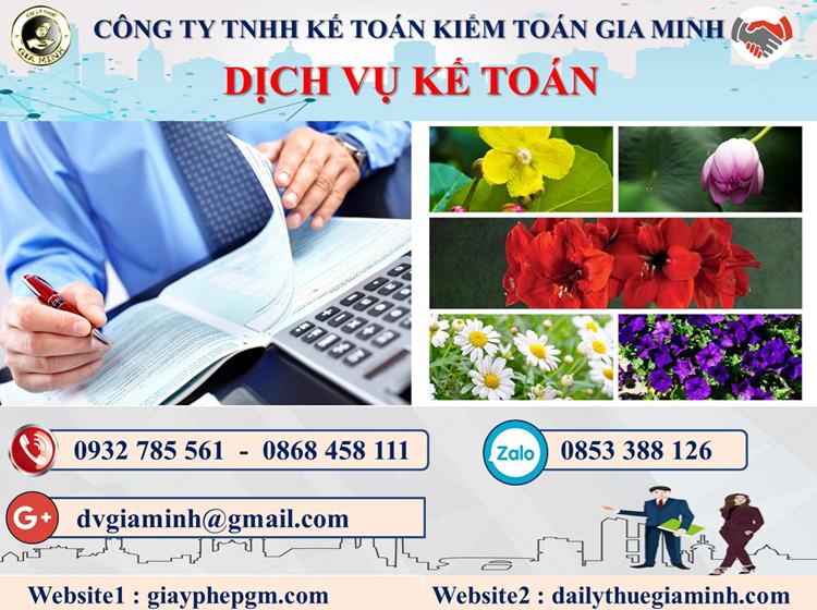 Thủ tục dịch vụ kế toán trọn gói uy tín tại Hà Giang
