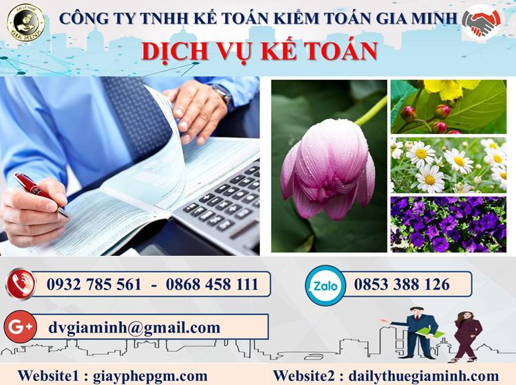 Thủ tục dịch vụ kế toán trọn gói uy tín tại Huyện Mê Linh