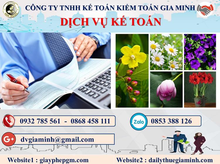 Thủ tục dịch vụ kế toán trọn gói uy tín tại Lâm Đồng