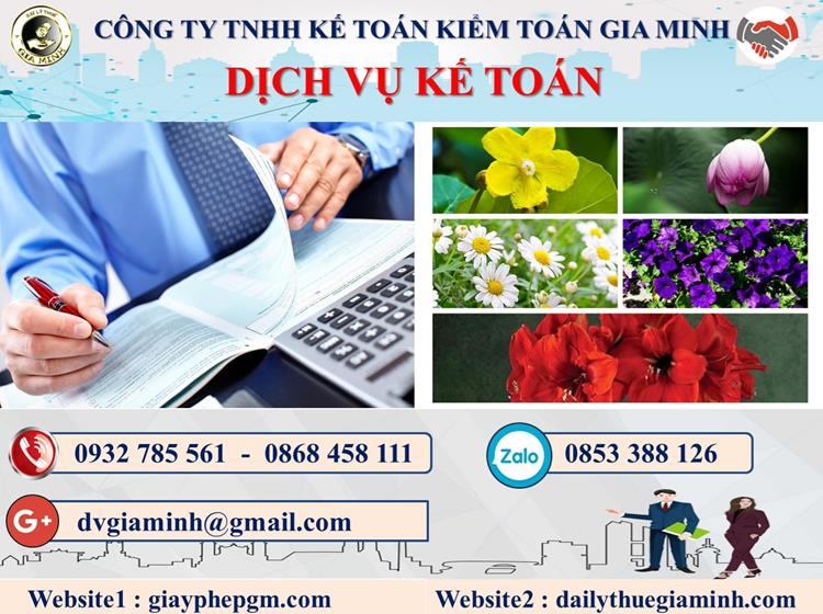 Thủ tục dịch vụ kế toán trọn gói uy tín tại Nam Định