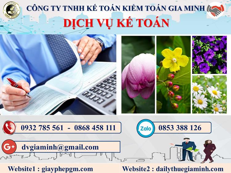 Thủ tục dịch vụ kế toán trọn gói uy tín tại Quận Long Biên