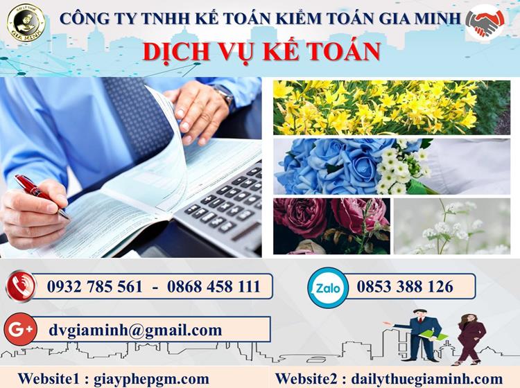 Thủ tục dịch vụ kế toán trọn gói uy tín tại Quận Ô Môn