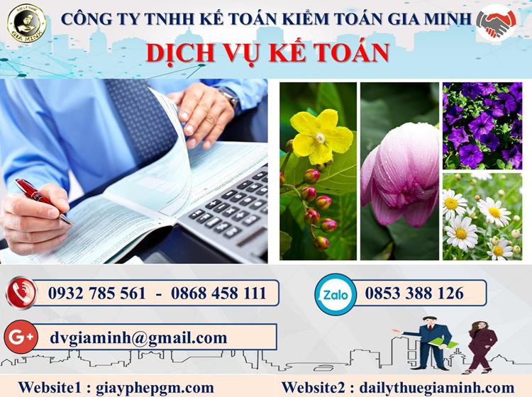 Thủ tục dịch vụ kế toán trọn gói uy tín tại Quận Thanh Xuân