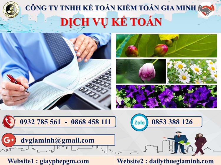 Thủ tục dịch vụ kế toán trọn gói uy tín tại Quảng Bình
