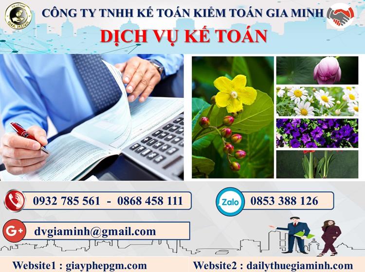 Thủ tục dịch vụ kế toán trọn gói uy tín tại Thành Phố Hồ Chí Minh