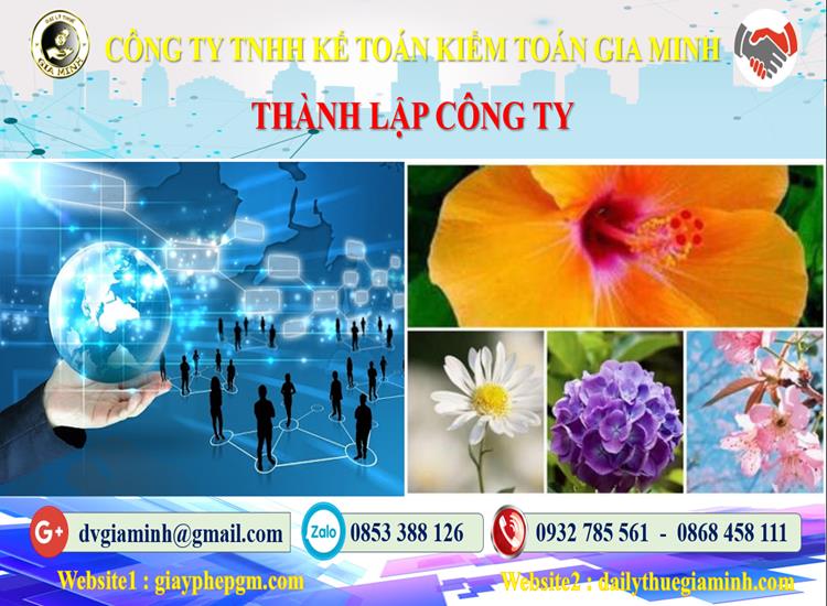 Thủ tục thành lập công ty ở TP Hà Nội