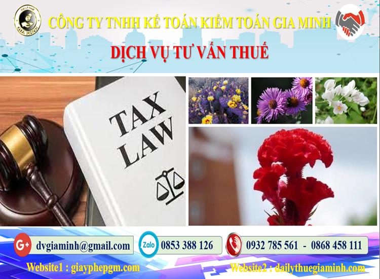 Dịch vụ tư vấn thuế tại Huyện Phong Điền