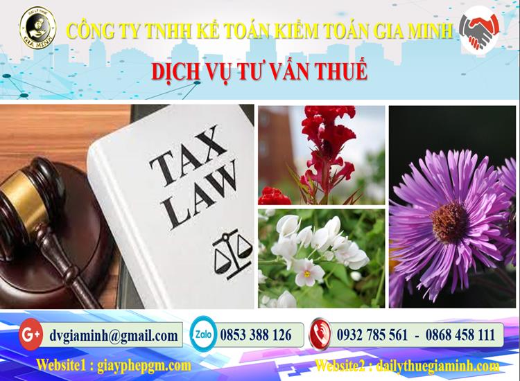 Dịch vụ tư vấn thuế tại Ninh Thuận