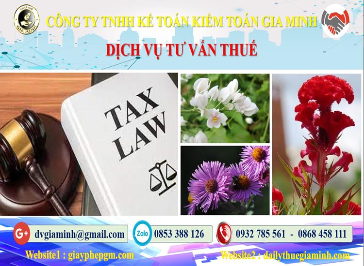 Dịch vụ tư vấn thuế tại Phú Thọ