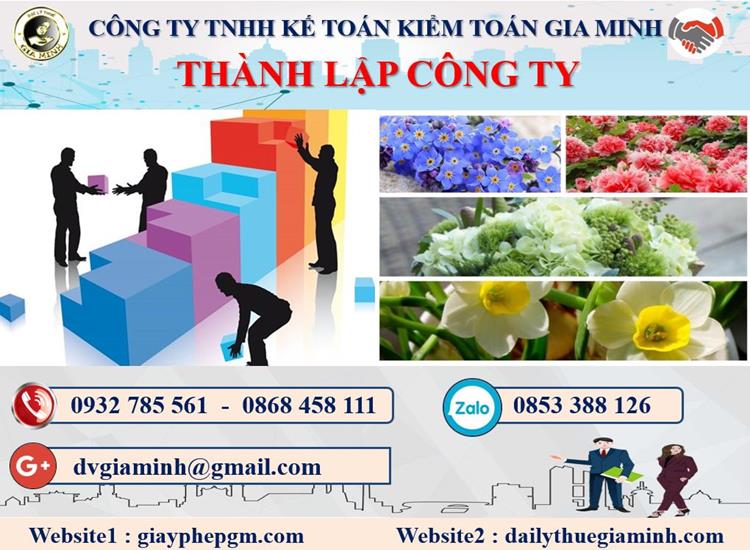 Thủ tục thành lập công ty dược phẩm tại Huyện Phong Điền