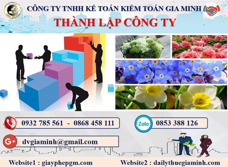 Thủ tục thành lập công ty dược phẩm tại Huyện Thới Lai