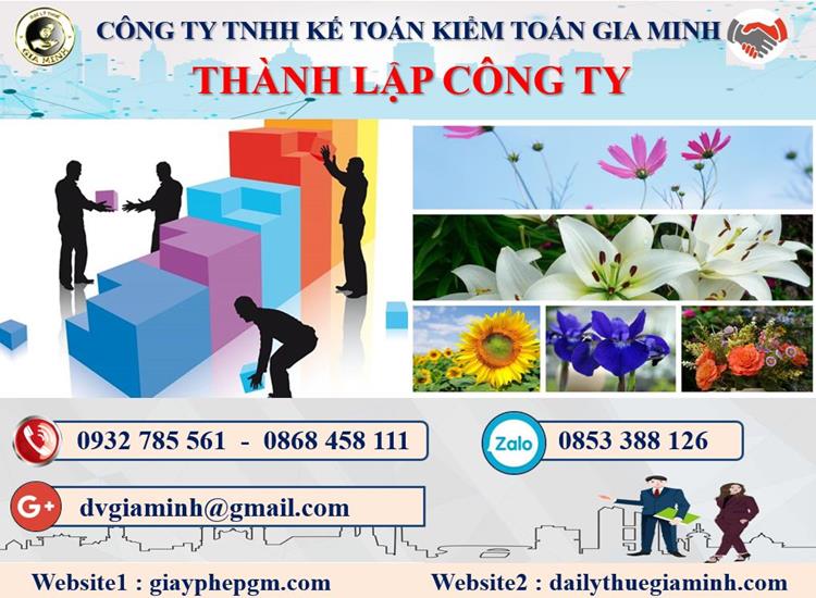 Thủ tục thành lập công ty dược phẩm tại Quận Long Biên