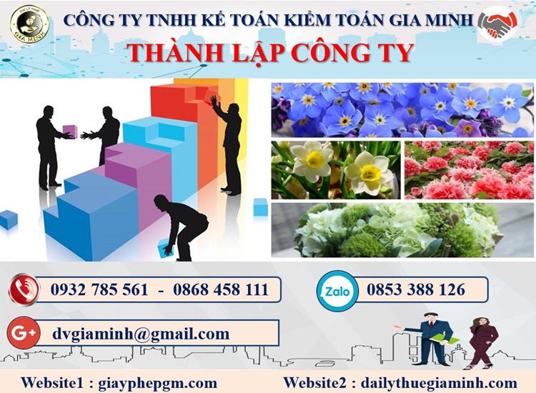 Thủ tục thành lập công ty dược phẩm tại Quận Ninh Kiều