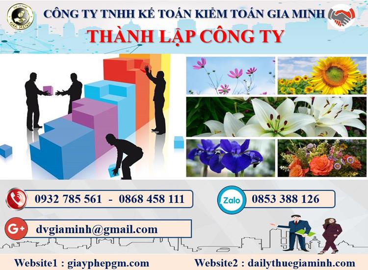 Thủ tục thành lập công ty dược phẩm tại TP Hà Nội