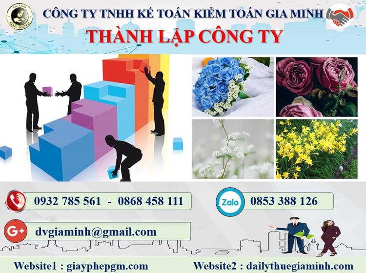Thủ tục thành lập công ty kinh doanh nội thất tại Bình Định