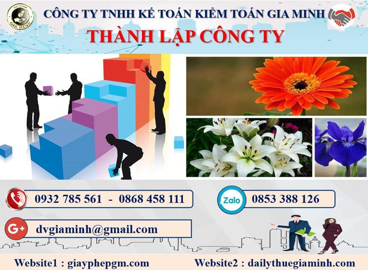 Thủ tục tư vấn thành lập doanh nghiệp tại Quảng Bình