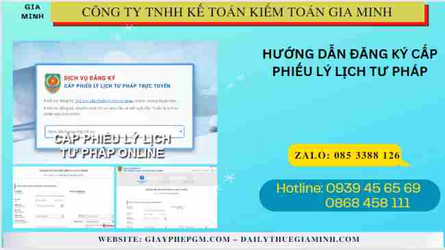 Thủ tục cấp phiếu lý lịch tư pháp cho công dân Việt Nam