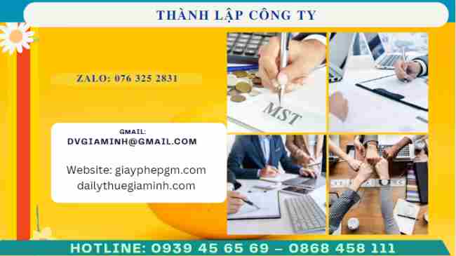 Chi phí dịch vụ thành lập công ty tại Cần Thơ
