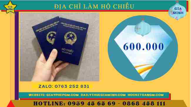 Chi phí làm hộ chiếu (passport) tại Cần Thơ
