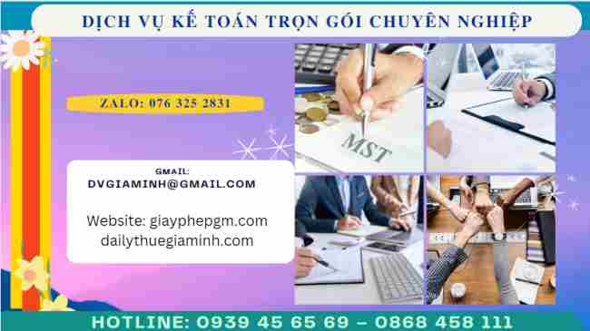 Dịch vụ kế toán thuế tại Cần Thơ trọn gói uy tín
