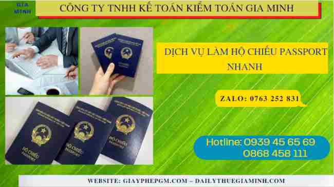 Dịch vụ làm hộ chiếu passport nhanh tại Cần Thơ
