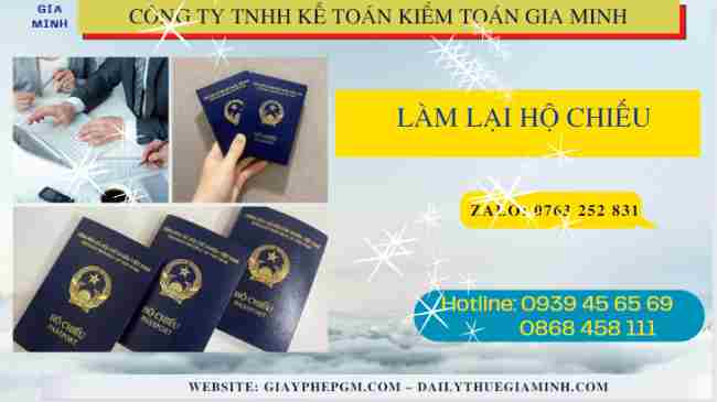 Dịch vụ làm lại hộ chiếu bị mất tại Cần Thơ
