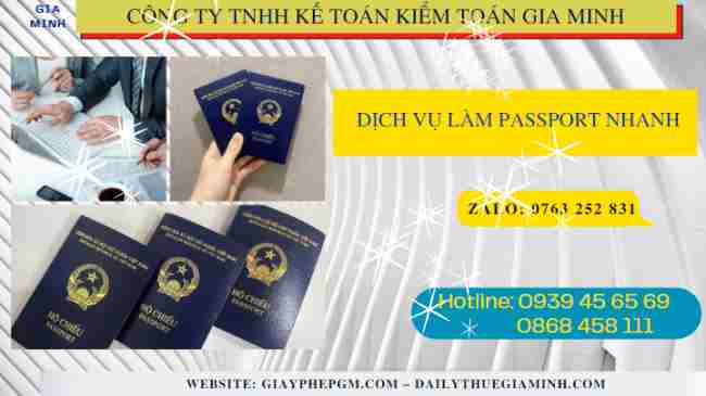 Dịch vụ làm Passport nhanh tại Cần Thơ

