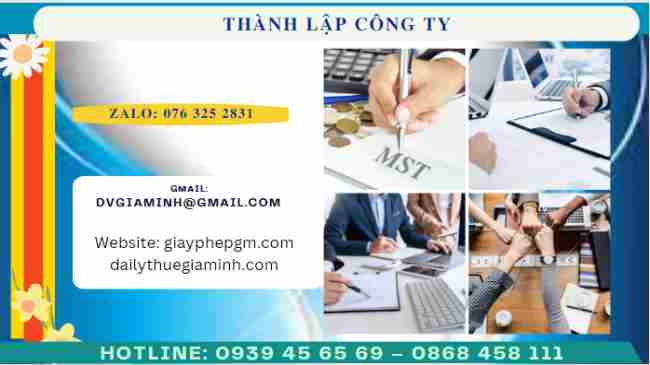 Thủ tục thành lập công ty tại Cần Thơ
