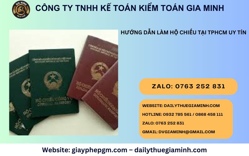Thủ tục làm hộ chiếu tại TPHCM bao gồm những thủ tục gì?