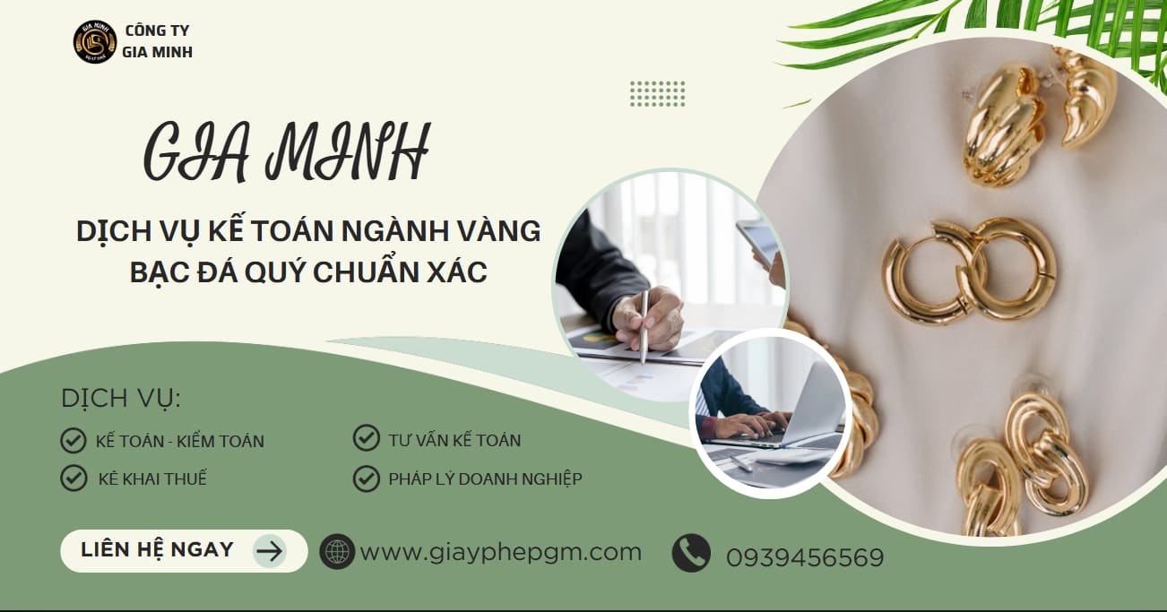 Lập báo cáo tài chính cho hộ tiệm vàng