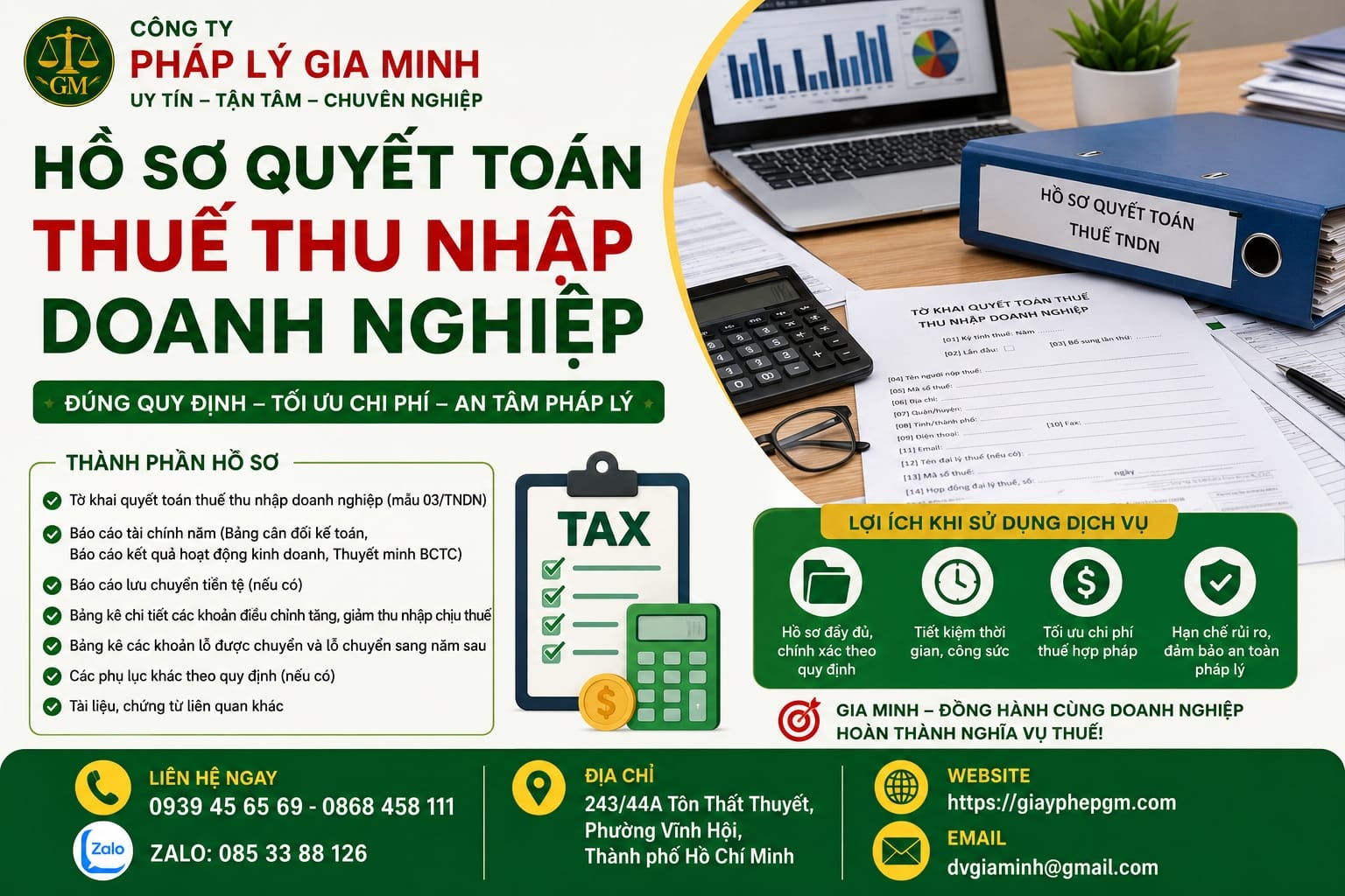Quyết toán thuế thu nhập doanh nghiệp Cần Thơ – Hướng dẫn và chi phí cho doanh nghiệp Hồ Sơ Quyết Toán Thuế Thu Nhập Doanh Nghiệp