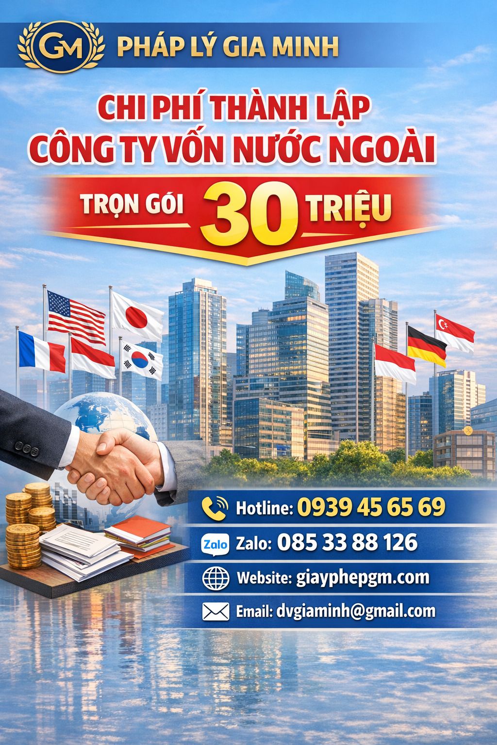 Chi phí thành lập công ty FDI tại Thanh Hóa gồm những khoản nào