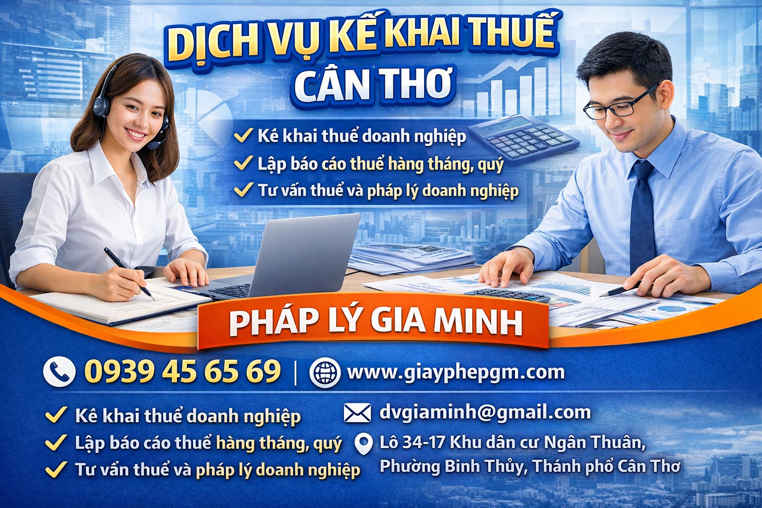 dịch vụ kế toán trọn gói doanh nghiệp