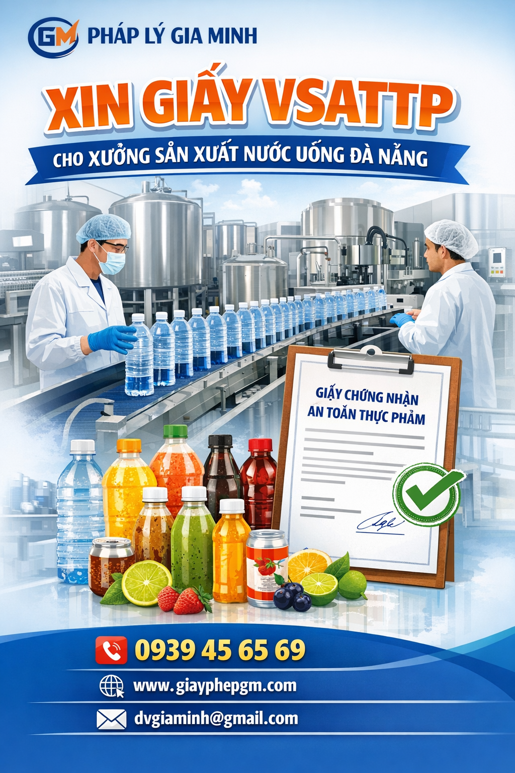 Xin giấy VSATTP cho cơ sở sản xuất thực phẩm tại Đà Nẵng – Hướng dẫn đầy đủ & thực tế nhất dịch vụ VSATTP Đà Nẵng