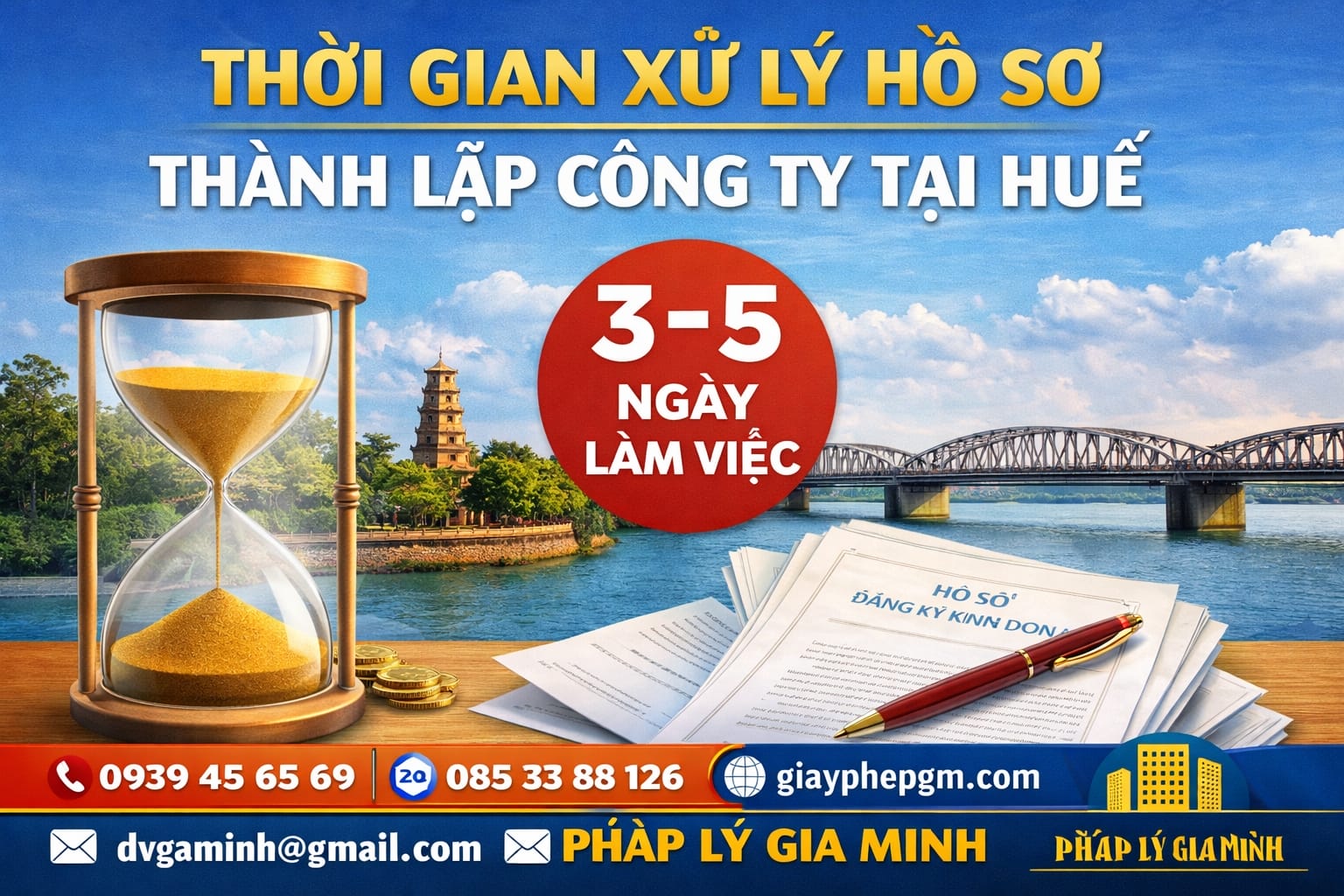 Bộ hồ sơ mở công ty sản xuất đồ gỗ tại Huế theo quy trình đúng 