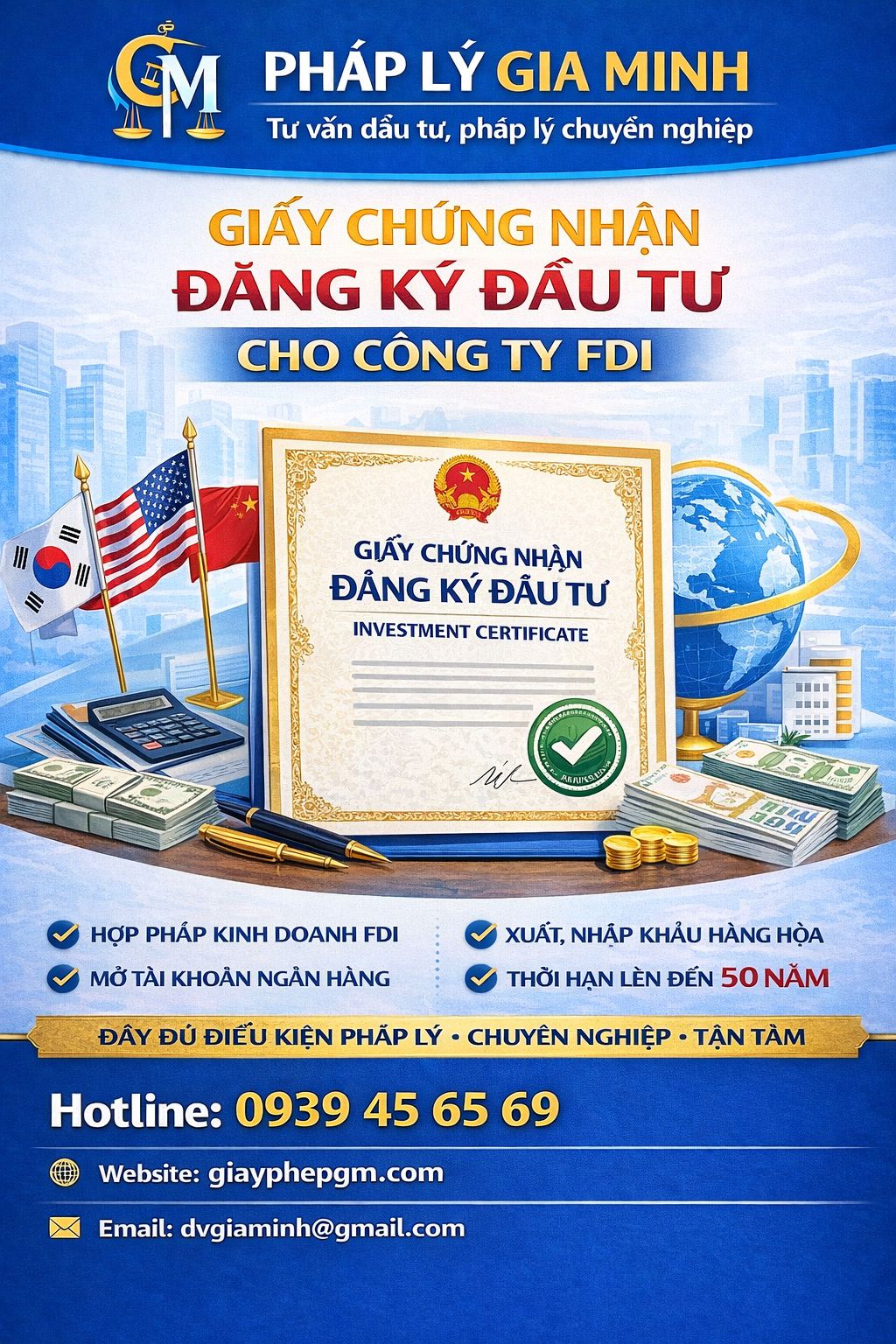 Dịch vụ tư vấn đầu tư nước ngoài tại Thanh Hóa cho doanh nghiệp mới