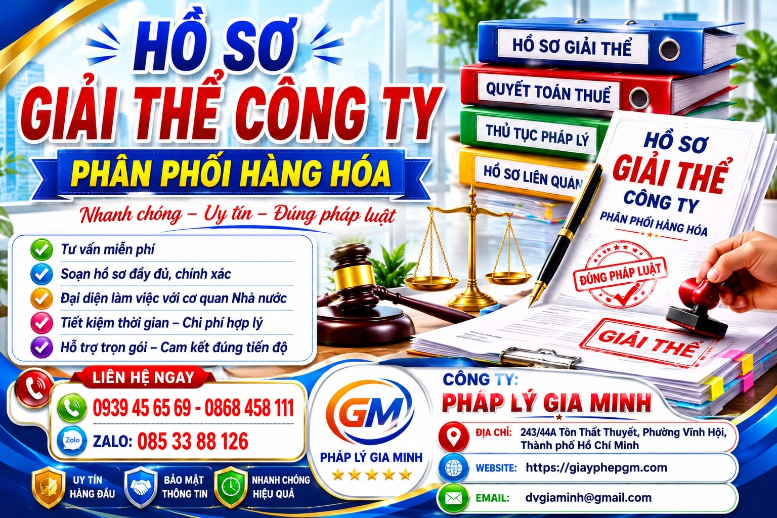 Hồ Sơ Giải Thể Công Ty Phân Phối Hàng Hóa