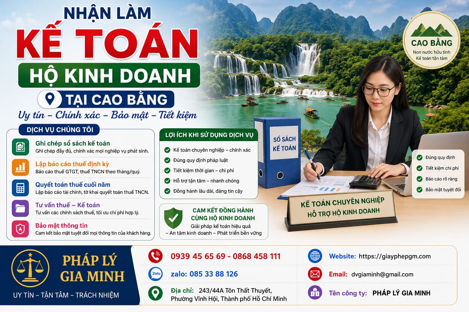 Nhận Làm Kế Toán Hộ Kinh Doanh Cao Bằng
