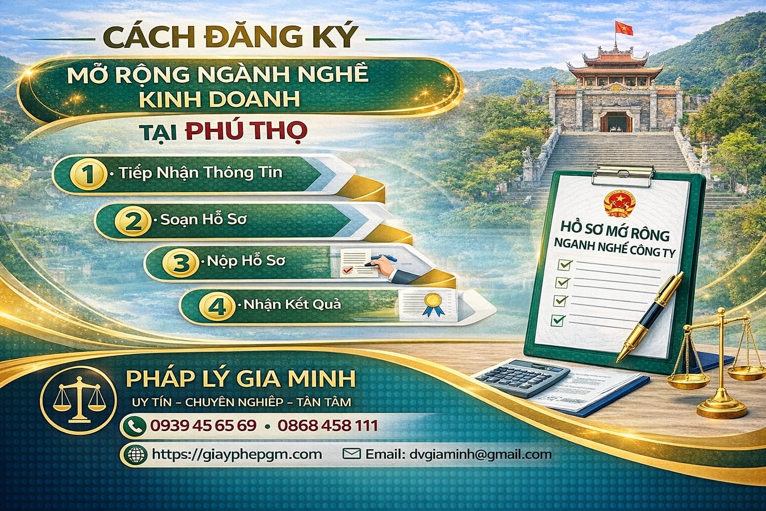 Bổ sung mã ngành doanh nghiệp tại Phú Thọ đúng quy định
