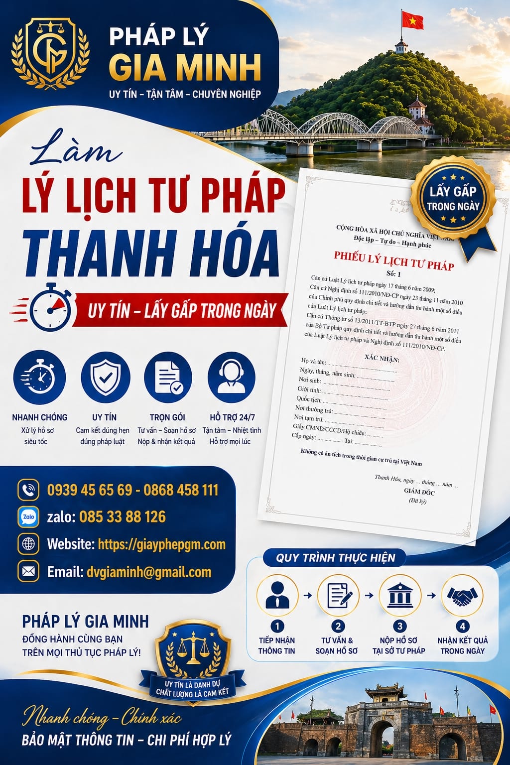 Thủ tục xin lý lịch tư pháp tại Thanh Hóa đơn giản nhất – Hướng dẫn chi tiết từ A đến Z Hướng dẫn làm lý lịch tư pháp Thanh Hóa đơn giản