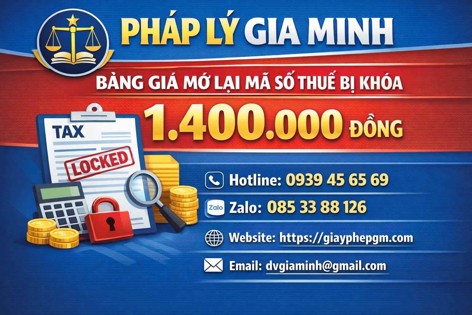 Mở lại mã số thuế tại Hà Nội: Toàn cảnh quy trình, chi phí và chiến lược khôi phục hiệu quả 2026 Phí mở lại mã số thuế bị khóa