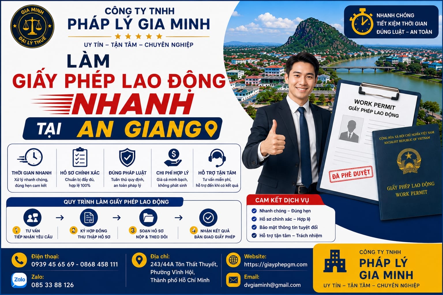 Làm giấy phép lao động nhanh tại An Giang
