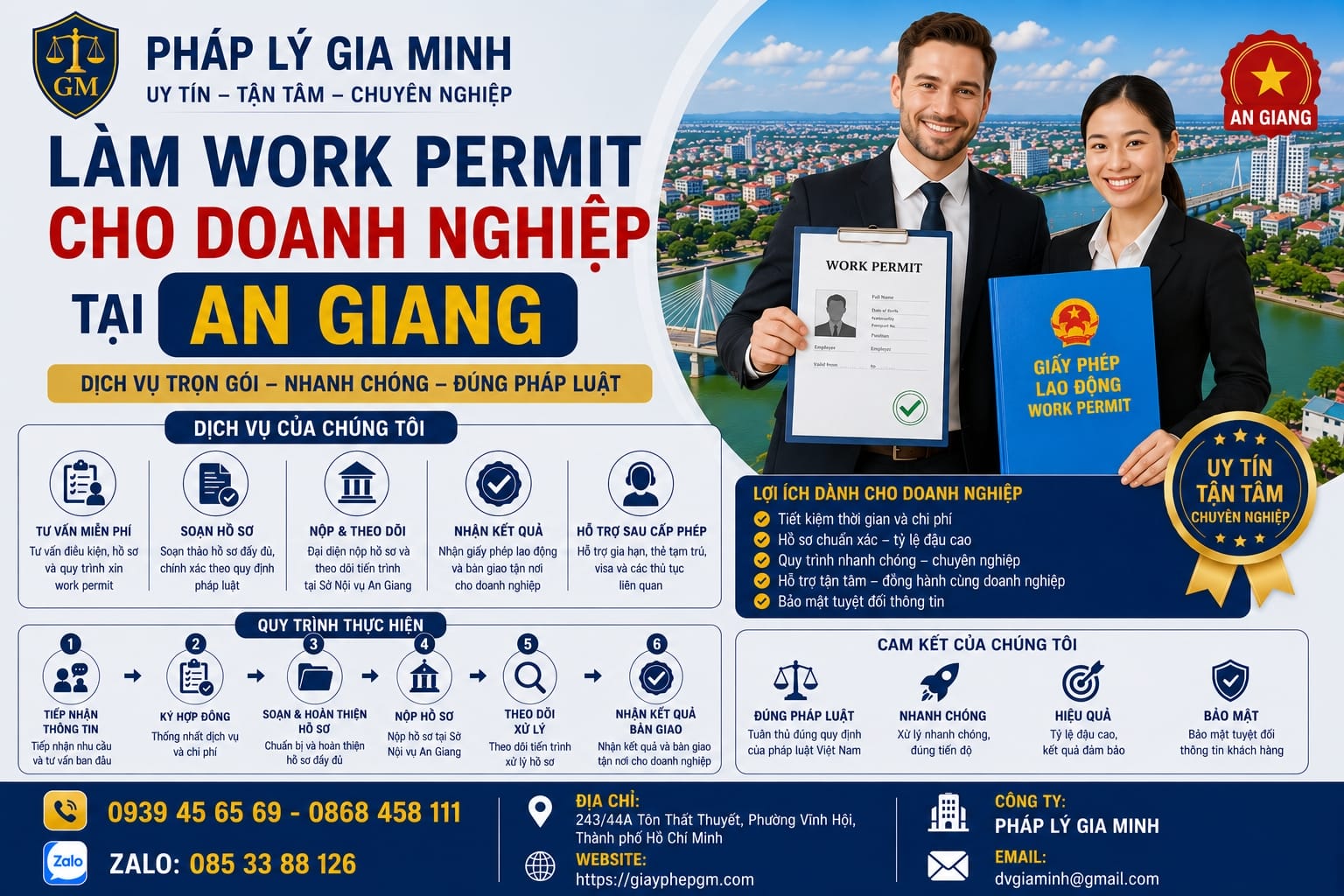 Làm work permit cho doanh nghiệp tại An Giang