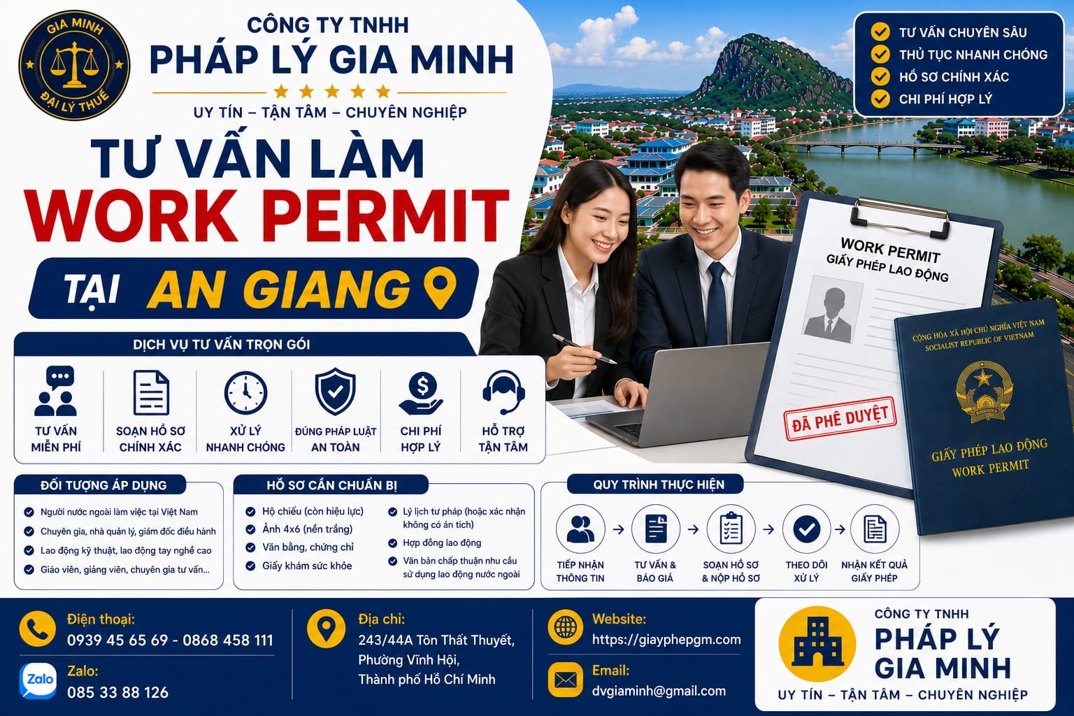 Tư vấn làm work permit tại An Giang